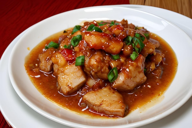 Photo sweet and sour pork