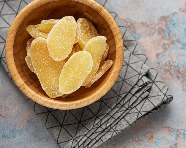 Sweet and spicy candied ginger