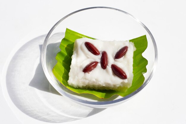 Sweet sticky rice with red beans