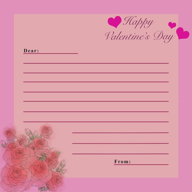sweet valentine's day card for your boy or girl friend