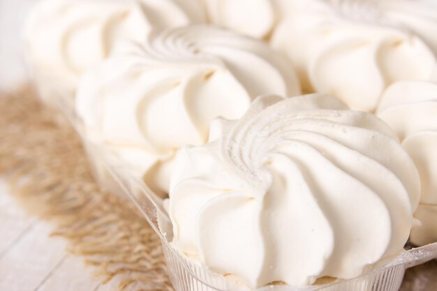 Sweet vanilla marshmallows