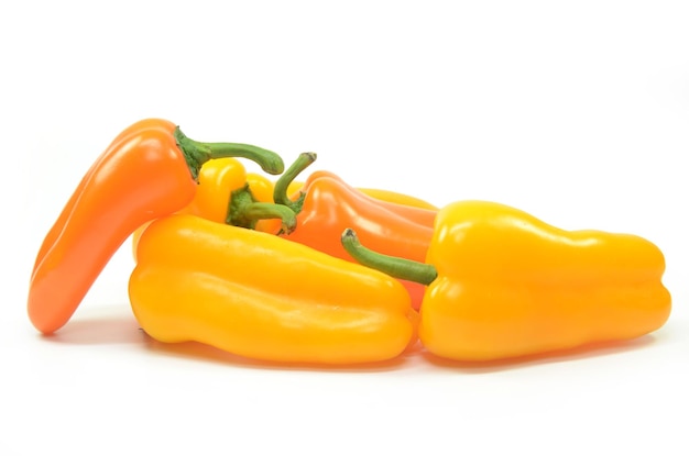 Sweet yellow pepper isolated