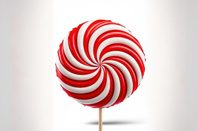 Sweetmeat lollipop geïsoleerd op een witte achtergrond