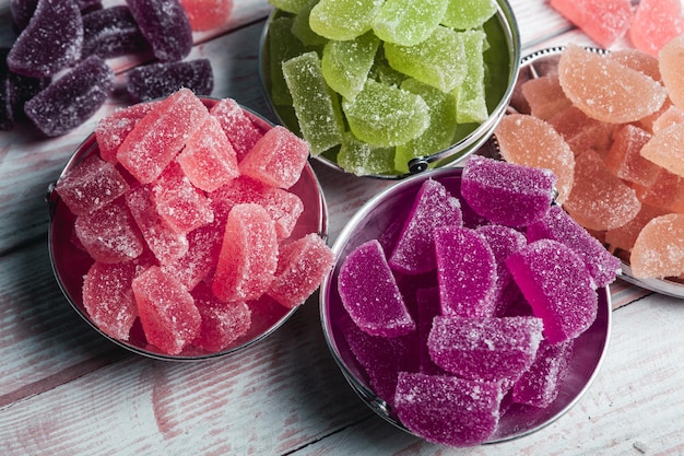 The sweetness of jelly candy