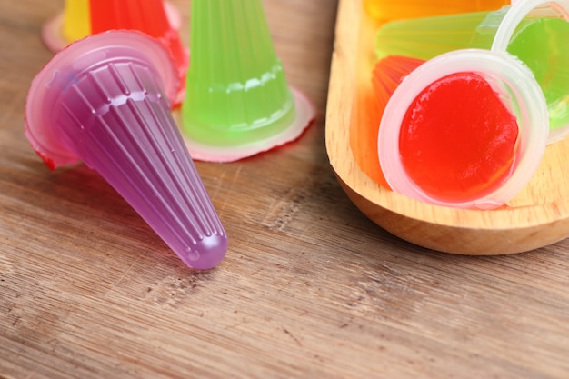 Sweets jelly with colorful