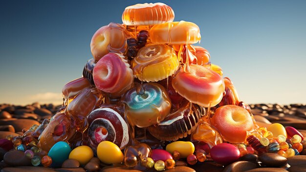 sweets photo generative ai