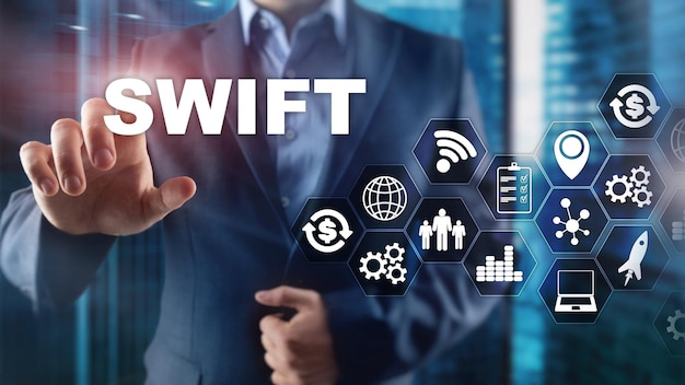 SWIFT Society for Worldwide Interbancaire Financiële Telecommunicatie Internationale betaling Zakelijke achtergrond