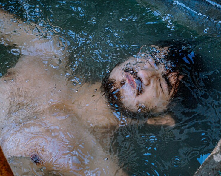 Photo swimmin in the pool