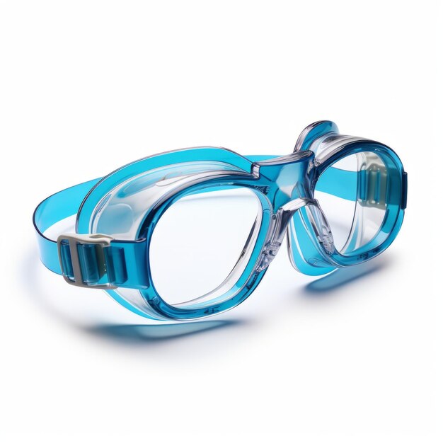 Photo swimming goggles isolated on