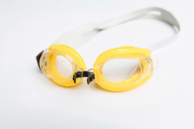 Swimming goggles isolated