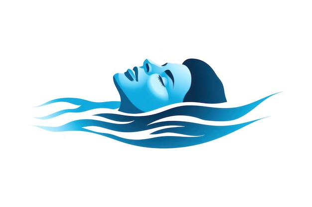 Swimming icon on white background ar 32 v 52 Job ID 9dc5ff61d7c94441974706a84b2f6b45