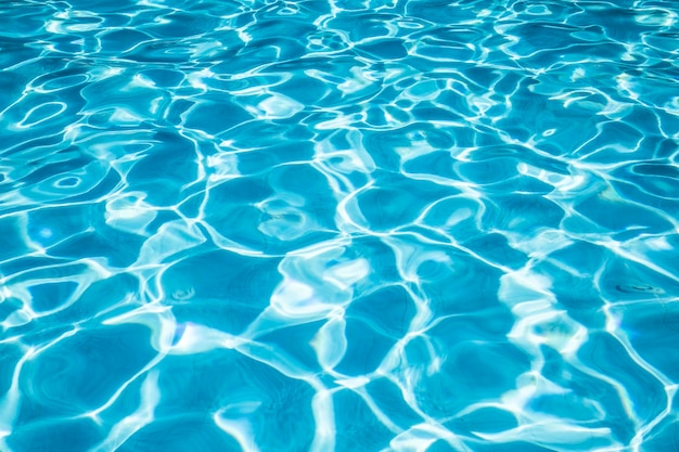 Swimming Pool Blue Water Surface Background Texture