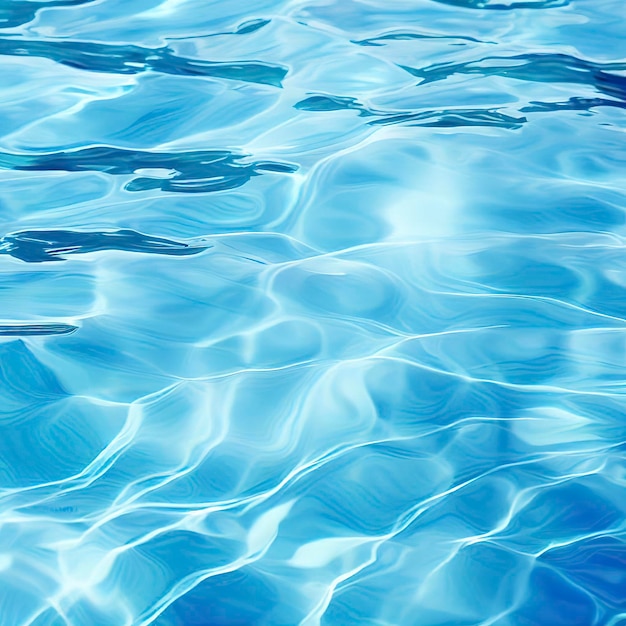 Swimming Pool Blue Water Surface Background Texture