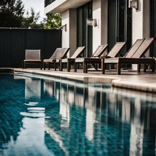 swimming pool in hotel