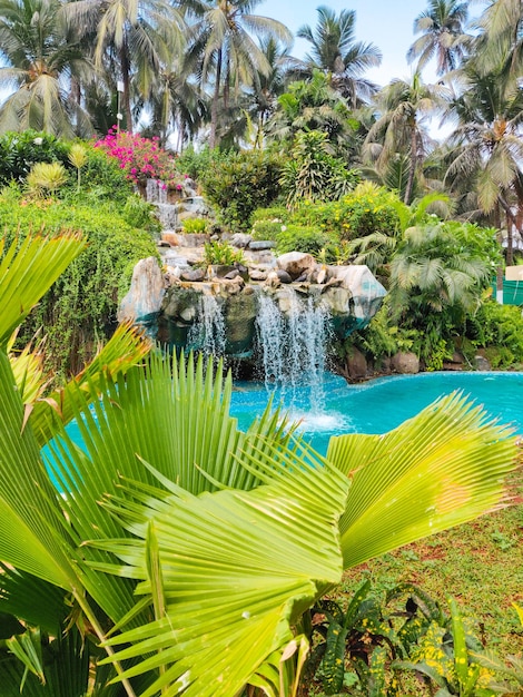 Swimming pool in a Resort in Mumbai