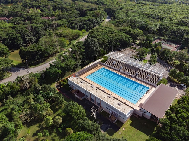 Swimming pool stadium