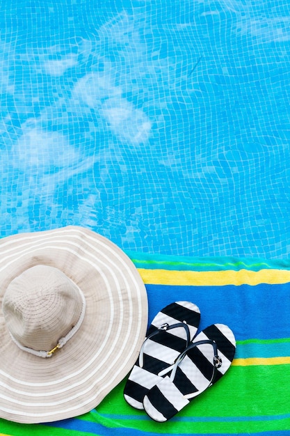 Foto piscina presso il resort di vacanza in messico.