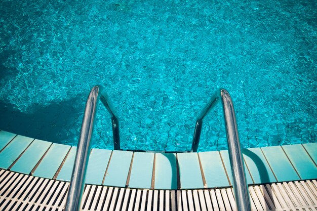 Swimming pool with stair 