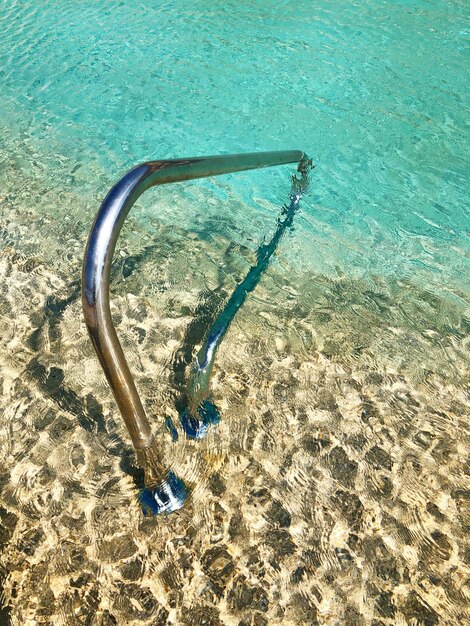 Foto in una piscina.