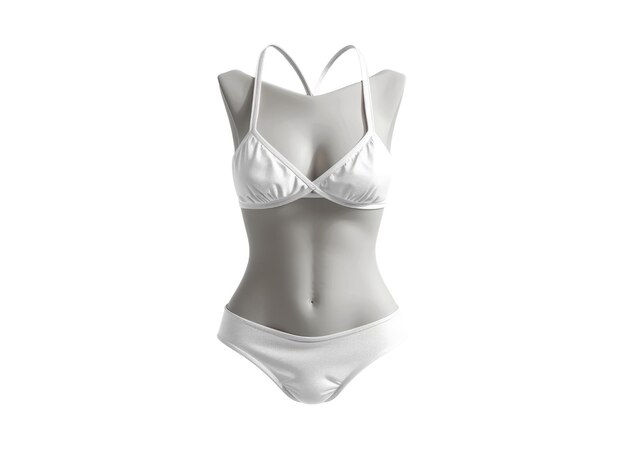 Swimsuit on isolated White background