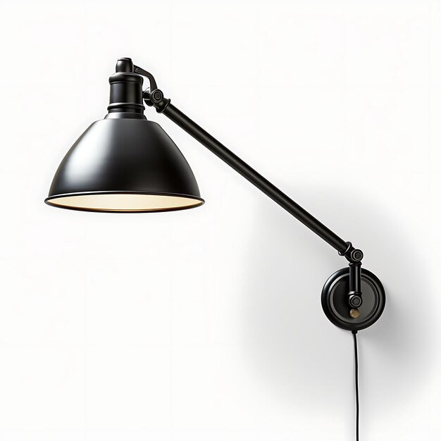 Swing Arm Lamp Stylish Isolated Design for Podcasting Content Creation and Room Decor