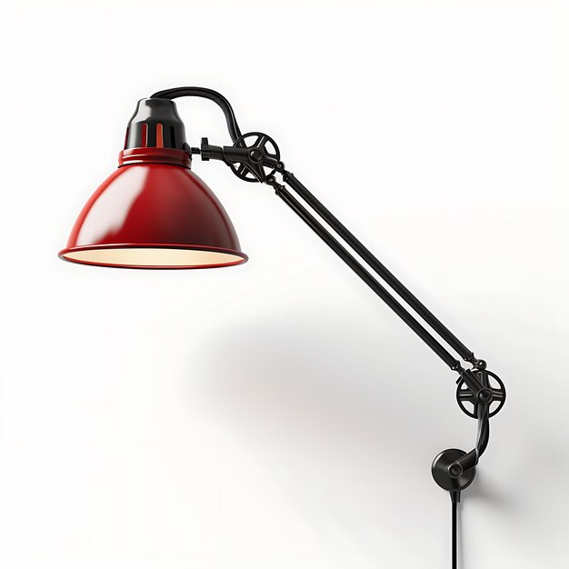 Swing Arm Lamp Stylish Isolated Design for Podcasting Content Creation and Room Decor
