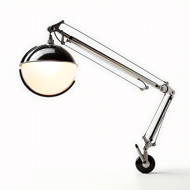 Swing Arm Lamp Stylish Isolated Design for Podcasting Content Creation and Room Decor