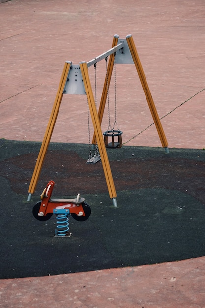 swing in de speeltuin