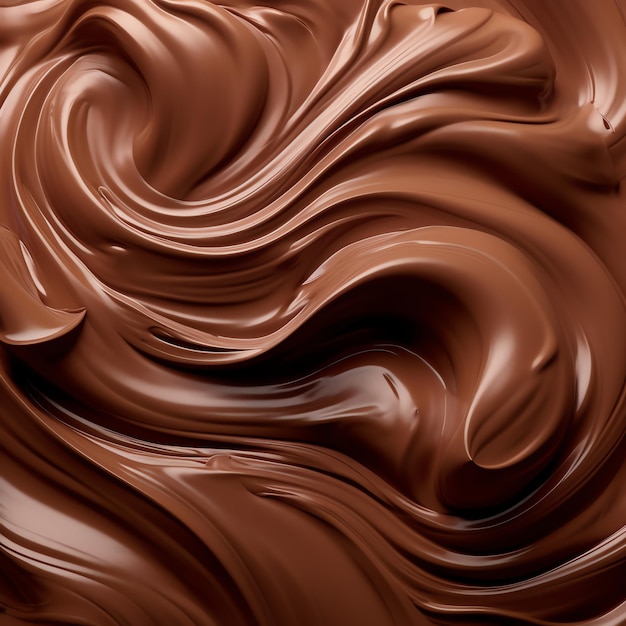 Swirl achtergrond met chocolade textuur