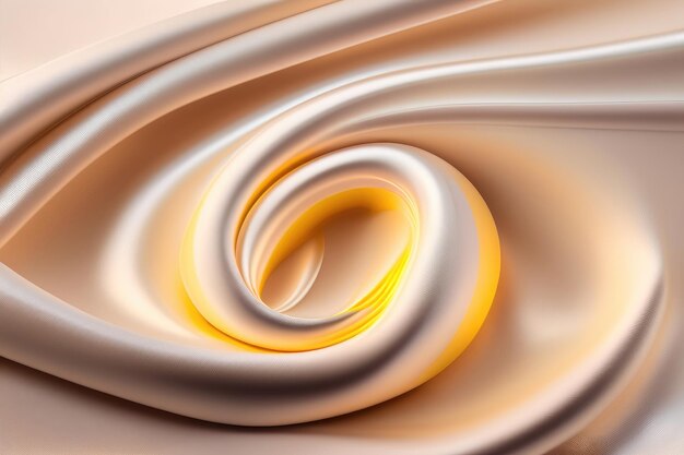 A swirl of beige color with a light brown color.