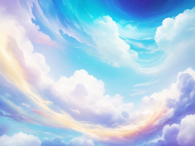 swirling dreams Cloud background with abstract movement Vision of beauty and imagination