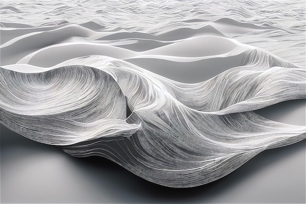 Swirling polar background