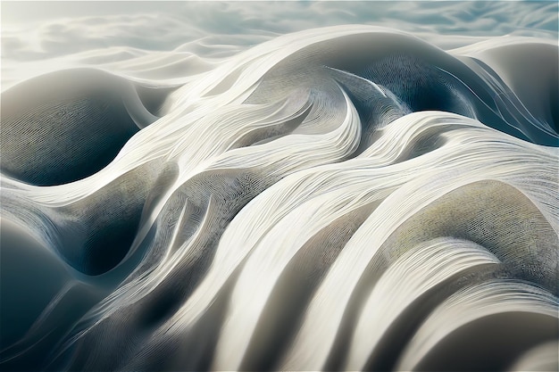 Swirling polar background