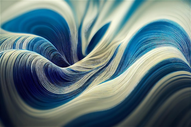Swirling white and blue background