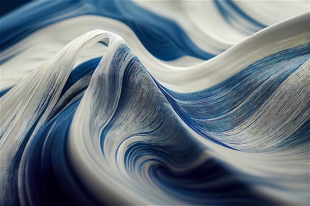 Swirling white and blue background