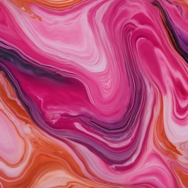 Swirls of marble or the ripples of agate liquid marble texture with pink colors abstract painting ba