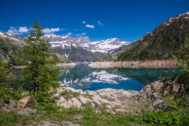 Swiss alps landscape