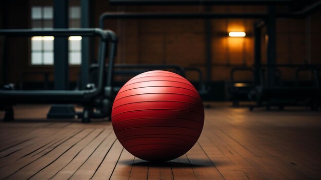 Photo swiss ball chair for gym