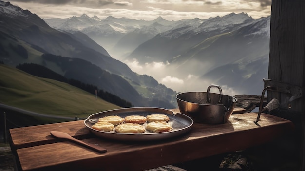 Swiss Raclette in the Heart of the Alps