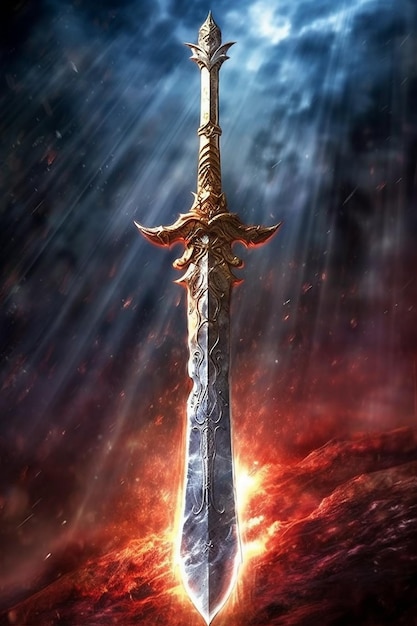 The sword of the demon king