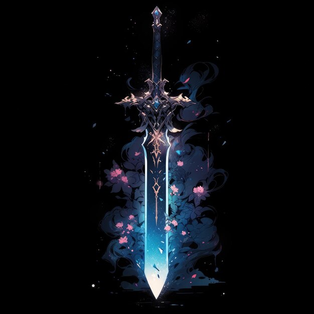 Sword Design In Adobe Illustrator cc 2022