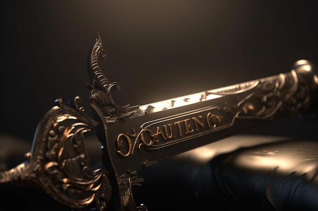 A sword from the movie maden.