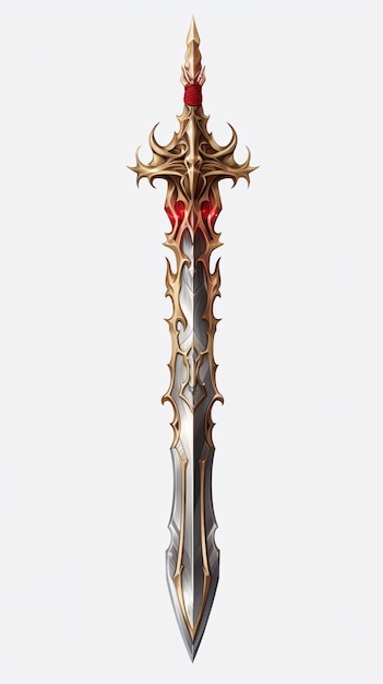 Sword isolated on transparent background