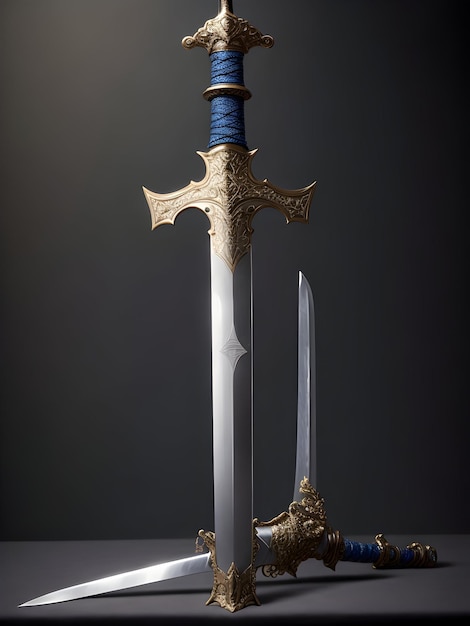 Sword in Studio for Photo Shot