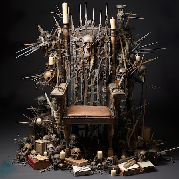 Photo sword throne