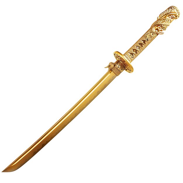 Photo a sword with the word quot t quot on it