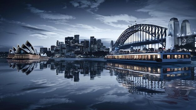 Sydney cbd van de veerboot