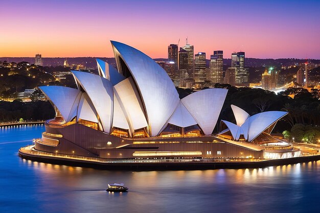 Sydney november 8 2015 sydney lights at dusk the city hosts 20 million visitors every year