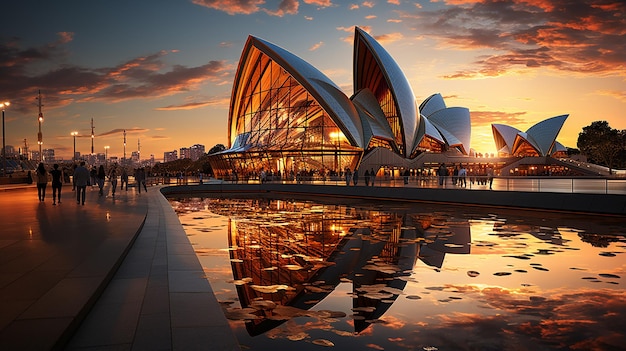 Sydney_Opera_House_Australië_Wide_Angle_View_Beautifu