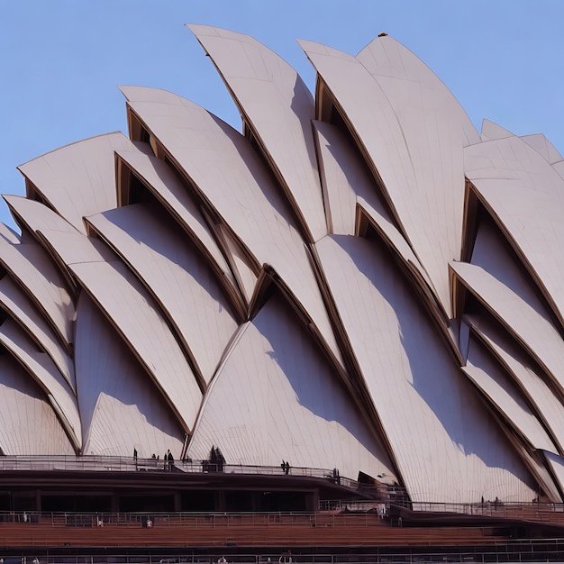 Foto ai generativa del teatro dell'opera di sydney